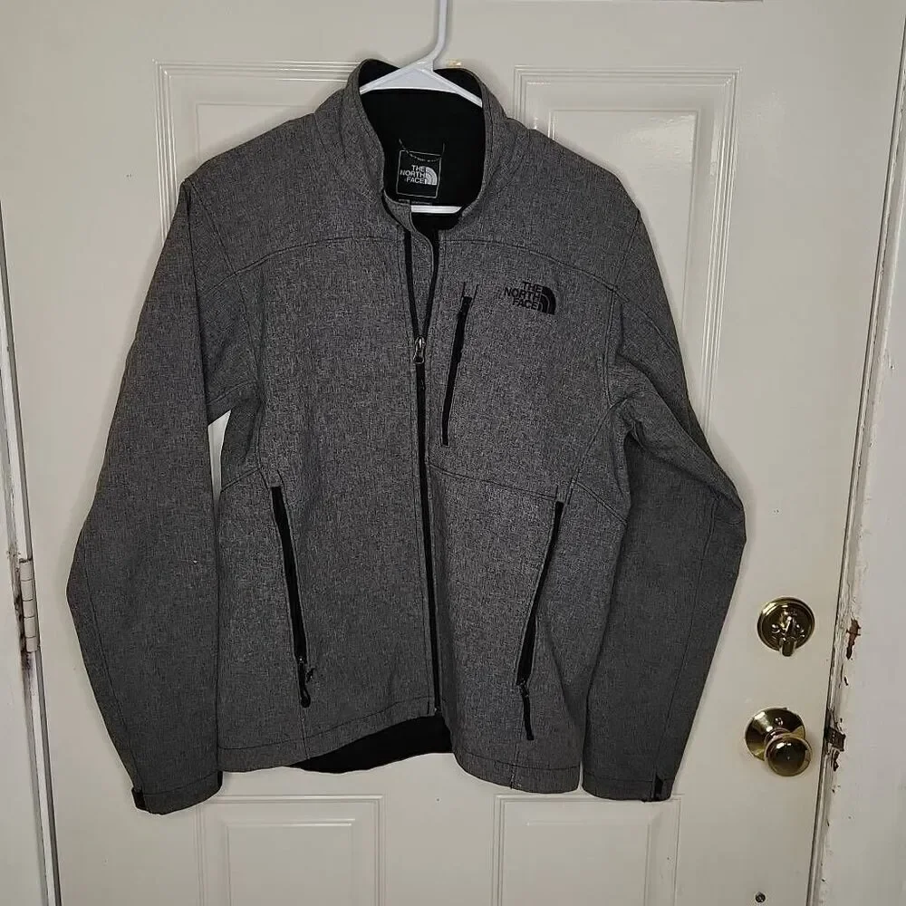 The North face never stop exploring gray jacket men's size Small